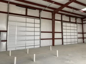 Successfully repaired garage door track with smooth operation in Austin TX